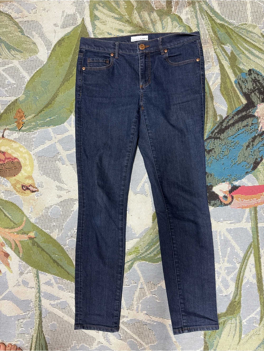 Ann Taylor LOFT Women's Dark Blue Skinny Jeans